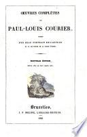Oeuvres Completes de Paul-Louis Courier