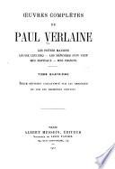 OEuvres complètes de Paul Verlaine ...