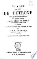 Oeuvres complètes de Pétrone
