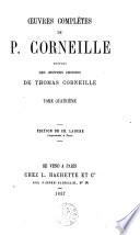 Oeuvres complètes de Pierre Corneile
