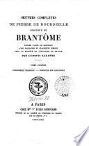 Oeuvres complètes de Pierre de Bourdeille, seigneur de Brantôme