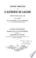 Oeuvres complètes de S. Alphonse De Liguori