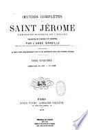 Oeuvres complètes de S. Jérôme
