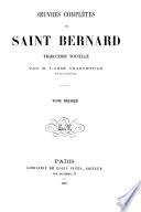 Oeuvres complètes de Saint Bernard