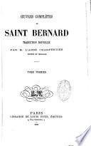 Oeuvres complètes de Saint Bernard