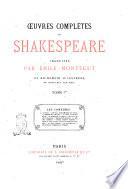 Oeuvres complètes de Shakespeare traduites par Émile Montégut et richement illustrées de gravures sur bois