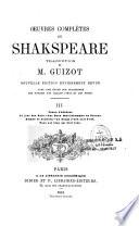 Oeuvres complètes de Shakspeare