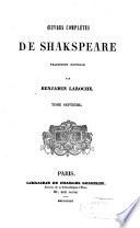 Oeuvres complètes de Shakspeare