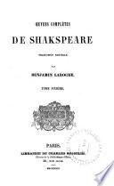 Oeuvres complètes de Shakspeare: Le roi Jean. Richard II. Henri IV, Ire partie. Henri IV, IIre partie. Henri V