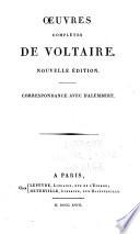 Oeuvres complètes de Voltaire: Correspondance avec d'Alembert