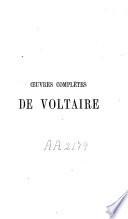 Oeuvres complètes de Voltaire ; éd. de Ch. Lahure: vol