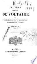 Oeuvres complètes de Voltaire