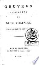 Oeuvres complètes de Voltaire
