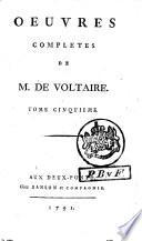 Oeuvres complètes de Voltaire