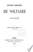 Oeuvres complètes de Voltaire: Notice sur Voltaire. Théatre