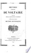 Oeuvres complètes de Voltaire: ptie. Oeures historiques