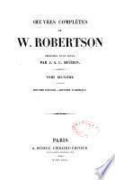 Oeuvres complètes de W. Robertson