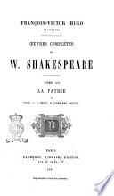 Oeuvres completes de W. Shakespeare Francois-Victor Hugo traducteur
