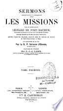 Oeuvres complètes du bienheureux Léonard de Port-Maurice,....