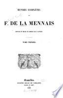 Oeuvres complètes