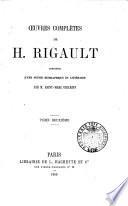 Oeuvres complètes