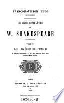 Oeuvres completes “de W. Shakespeare”