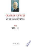 Oeuvres complètes XVI