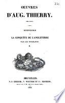 Oeuvres d'Aug. Thierry.