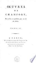 Oeuvres de Chamfort