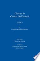 Oeuvres de Charles De Koninck T.2 : La primauté du bien...
