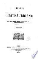Oeuvres de Chateaubriand