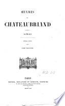 Oeuvres de Chateaubriand
