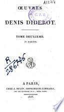Oeuvres de Denis Diderot: (732 p.)