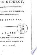 Oeuvres de Denis Diderot