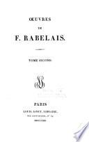 Oeuvres de F. Rabelais: Pantagruel (continued) Pièces détachées