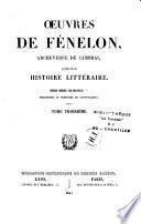 Oeuvres de Fénelon, archevêque de Cambrai