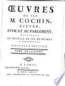 Oeuvres de feu M. Cochin ...