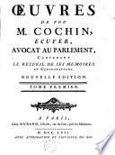 Oeuvres de feu M. Cochin ...