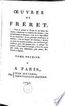 Oeuvres de Fréret
