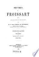 Oeuvres de Froissart