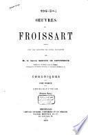 Oeuvres de Froissart