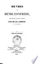 Oeuvres de Henri Fonfrède