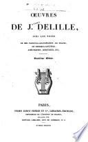 Oeuvres de J. Delille