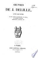 Oeuvres de J. Delille