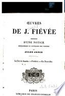 Oeuvres de J. Fiévée