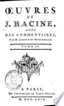 Oeuvres de J. Racine