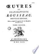 Oeuvres de Jean-Baptiste Rousseau