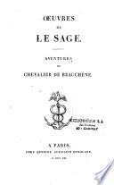 Oeuvres de Le Sage