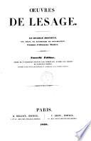 Oeuvres de Lesage