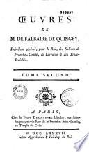 Oeuvres de M. de Falbaire de Quingey,...
